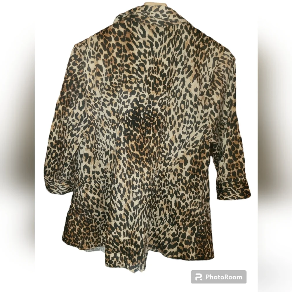 Lane Bryant Button Down 3/4 Sleeve Shirt Size 16 - Picture 3 of 8